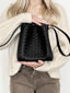 SAC MINI BRAIDED - BLACK