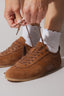 GHOST SUEDE-LEATHER - COGNAC - Woman