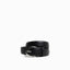 BASIC BELT - BLACK-SILVER - Woman