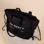 DOUBLE TOTE - CANVAS - BLACK