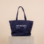 DOUBLE TOTE CANVAS - Navy - Jim Rickey Stockholm