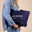 DOUBLE TOTE CANVAS - Navy - Jim Rickey Stockholm