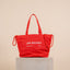 DOUBLE TOTE CANVAS - Red - Jim Rickey Stockholm
