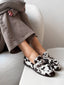 BELLE COWHIDE - WHITE-BROWN