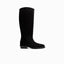 Julia - Suede - Black - Woman