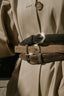BASIC BELT - CANGURO-SILVER - Woman