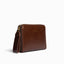 SMALL ZIP WALLET - CHESTNUT