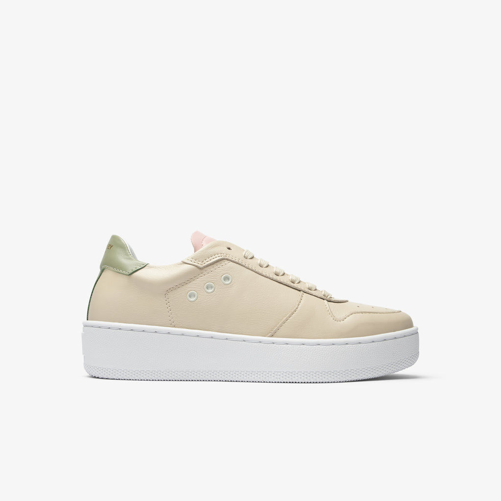 Wing - Leather - Cream Pink Lime - Jim Rickey Stockholm